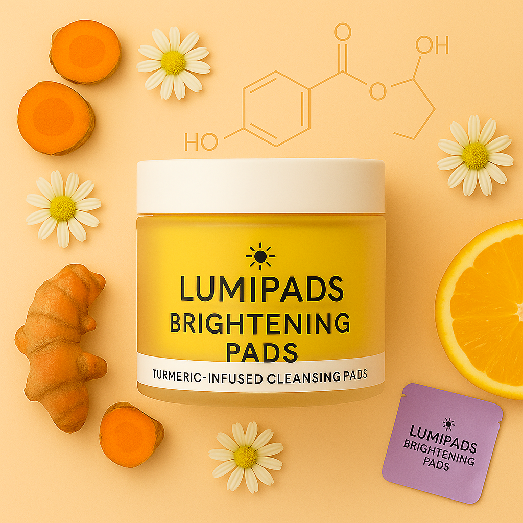 LumiPads™ Brightening Face Pads with Turmeric & Kojic Acid